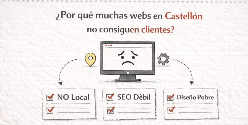 Por qué muchas webs en Castellón no consiguen clientes