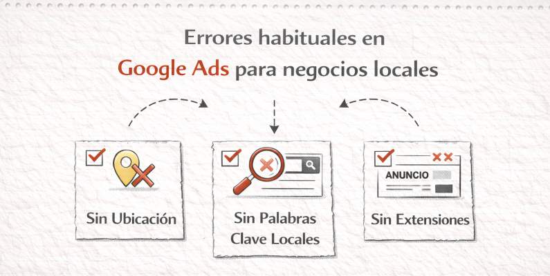 Errores habituales en Google Ads para negocios locales